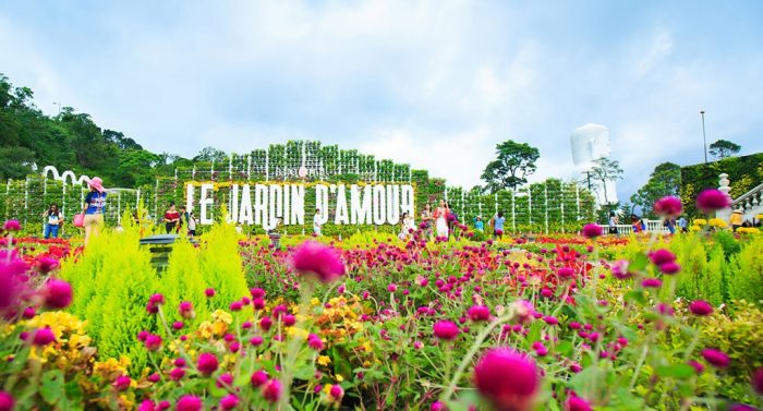 Vườn hoa Le Jardin d’Amour