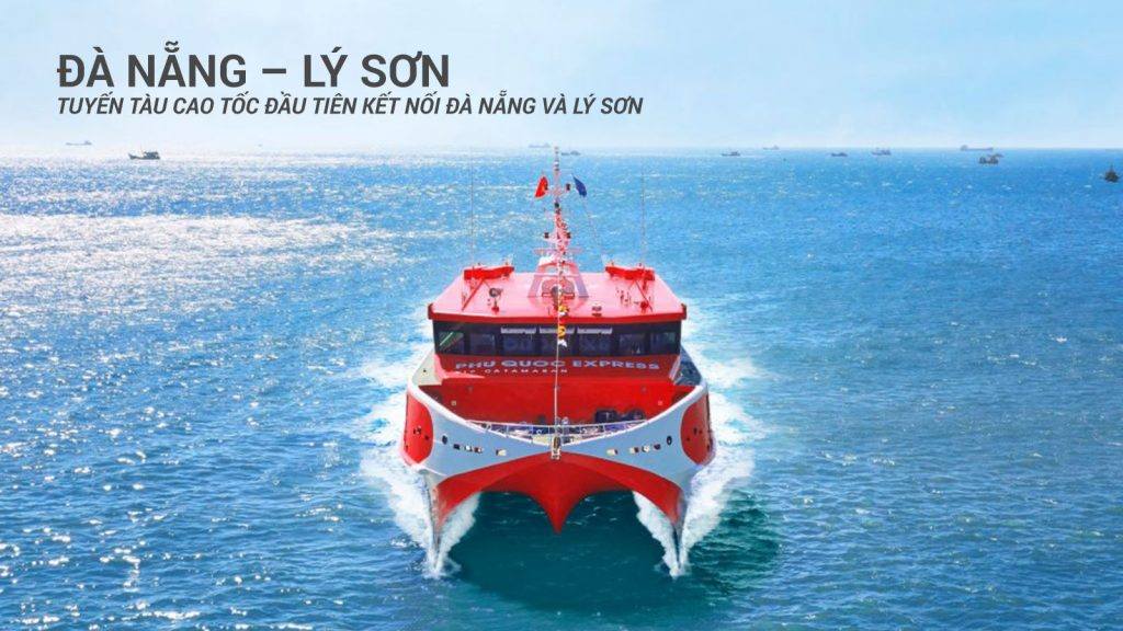 Hé lộ một số hình ảnh đầu tiên về tàu cao tốc chạy tuyến Đà Nẵng – Lý Sơn