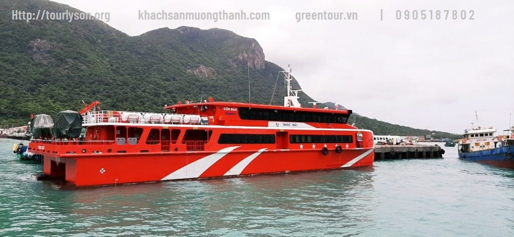 Hé lộ một số hình ảnh đầu tiên về tàu cao tốc chạy tuyến Đà Nẵng – Lý Sơn